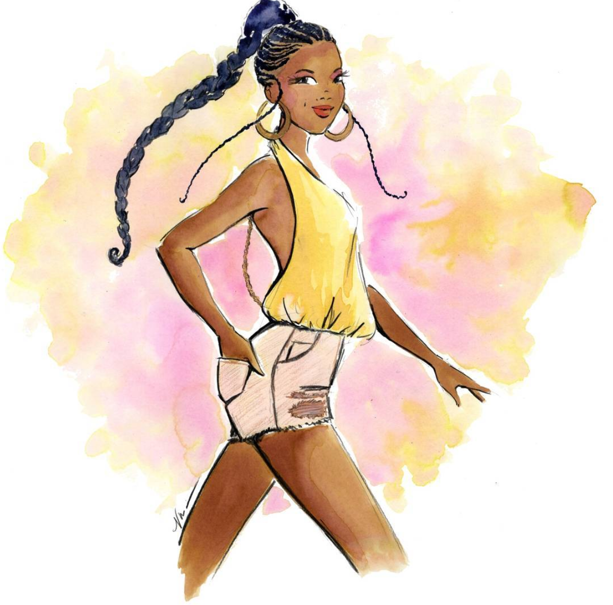 Black Girls Draw: Veronica Marché Is Illustrating Black Joy Like You've Never Seen